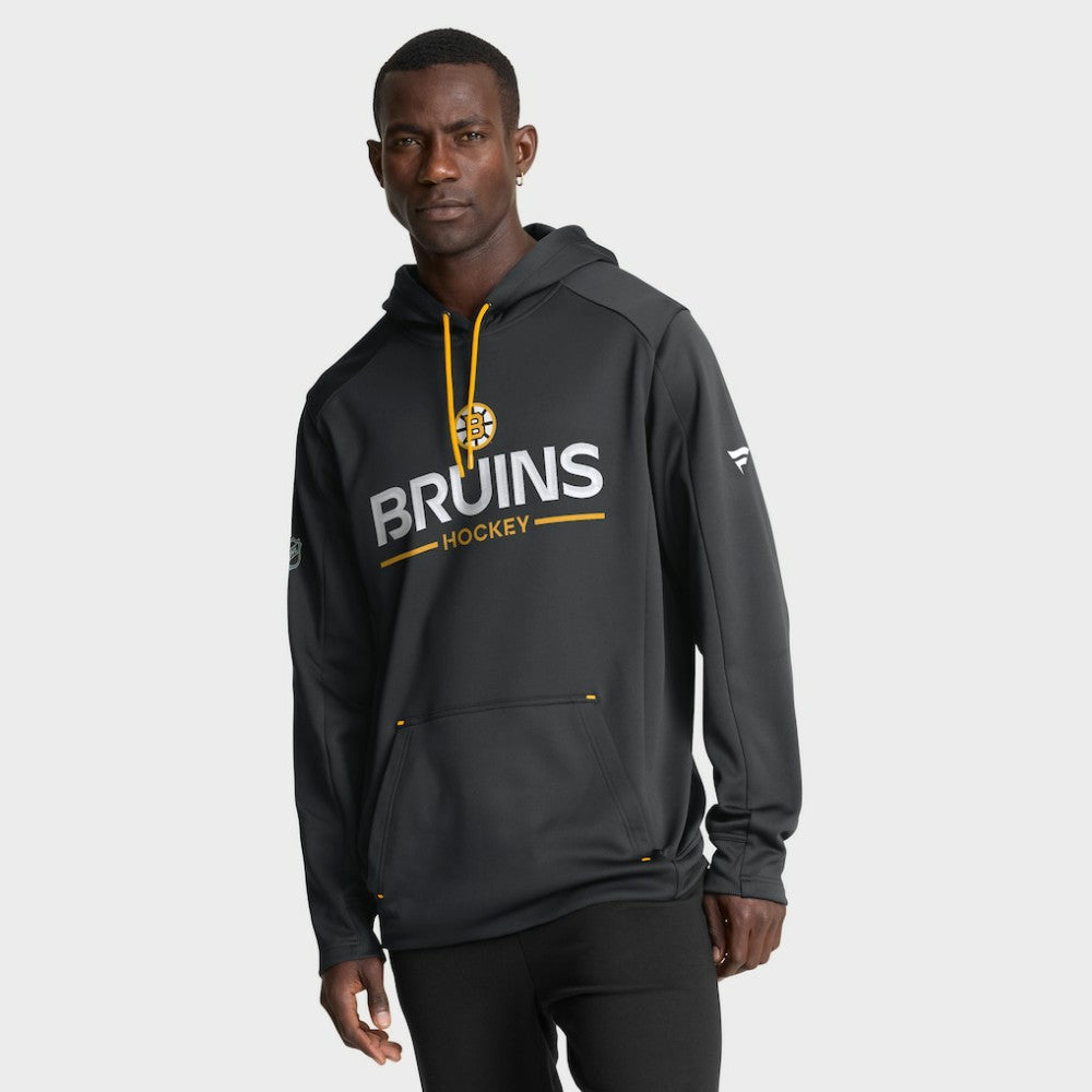 Boston Bruins Fanatics Authentic Pro Rink Hoodie - Black - NHL 202493985