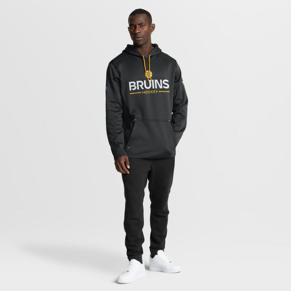 Boston Bruins Fanatics Authentic Pro Rink Hoodie - Black - NHL 202493985