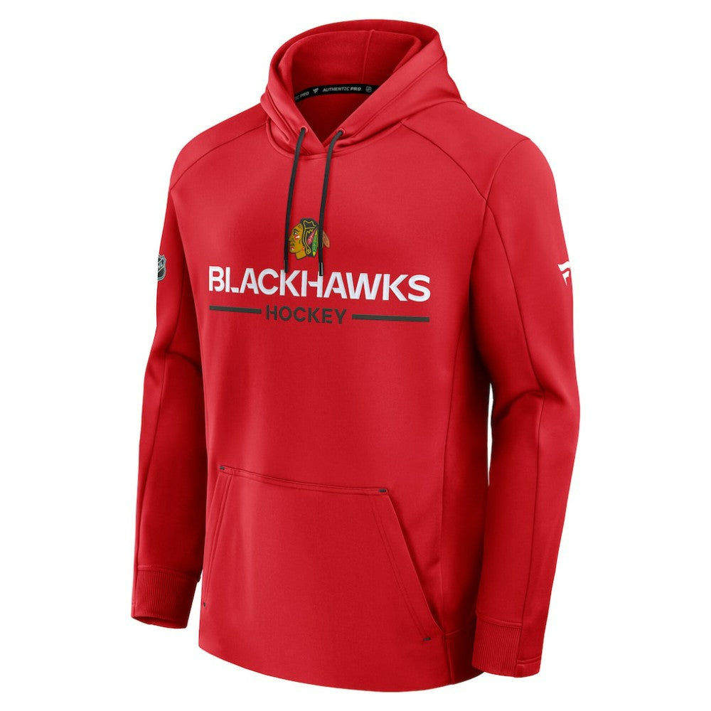 Chicago Blackhawks Fanatics Authentic Pro Rink Hoodie - Red - NHL 202493993