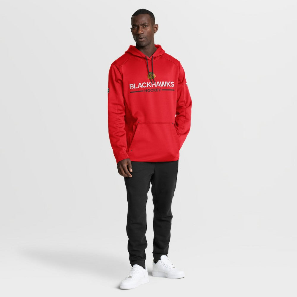 Chicago Blackhawks Fanatics Authentic Pro Rink Hoodie - Red - NHL 202493993