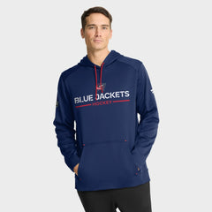 Columbus Blue Jackets Fanatics Authentic Pro Rink Hoodie - Navy - NHL 202493997