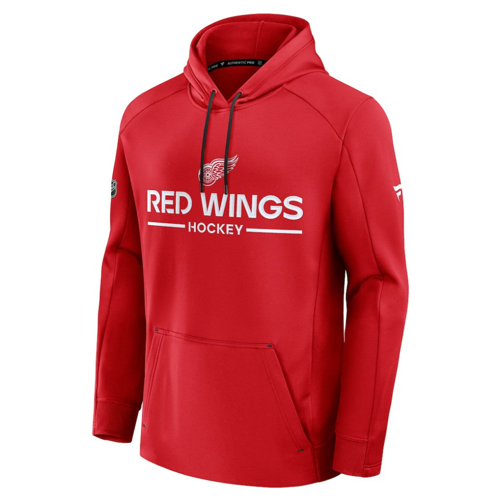 Detroit Red Wings Fanatics Authentic Pro Rink Hoodie - Red - NHL 202494001