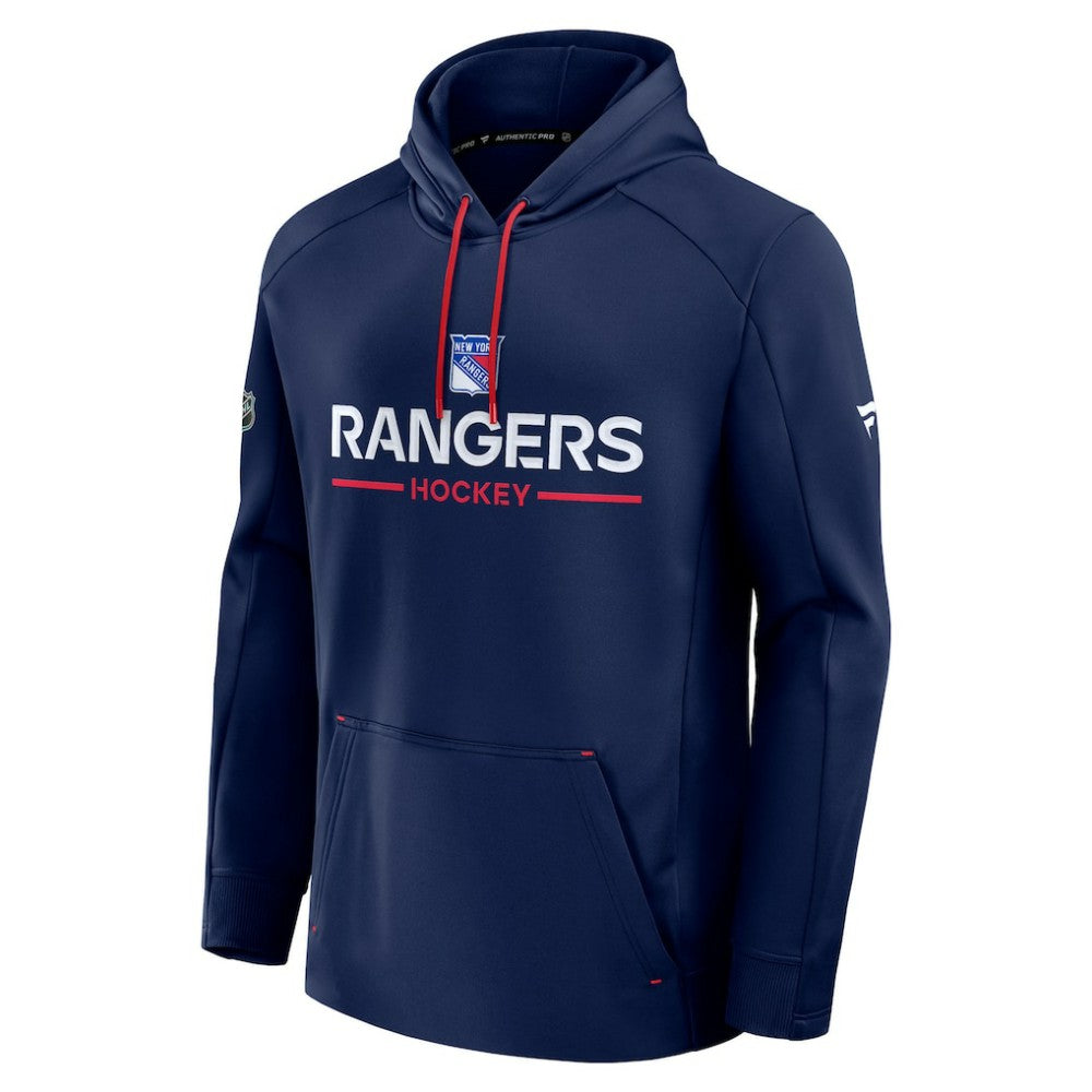 New York Rangers Fanatics Authentic Pro Rink Hoodie - Navy - NHL 202494012