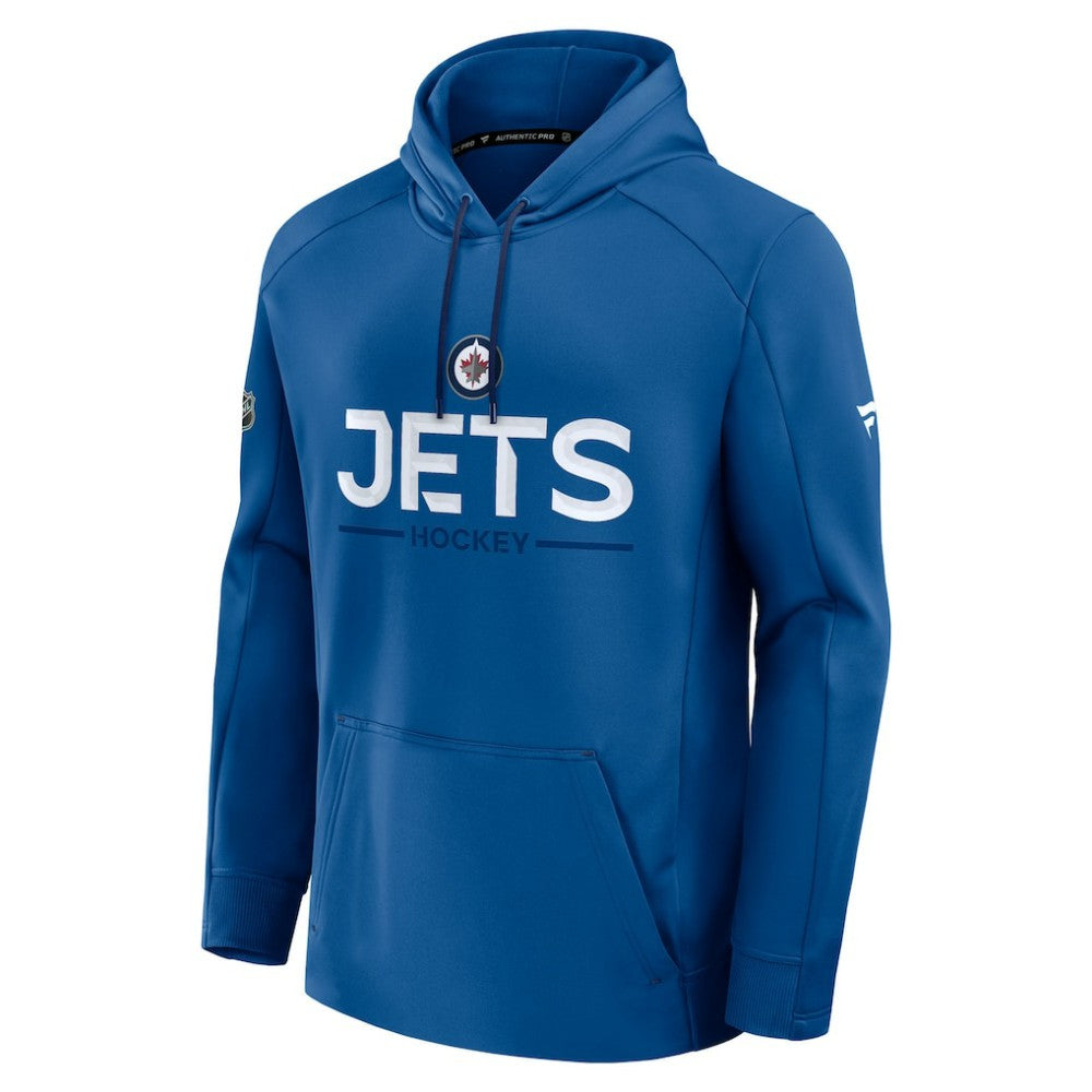 Winnipeg Jets Fanatics Authentic Pro Rink Hoodie - Blue - NHL 202494018