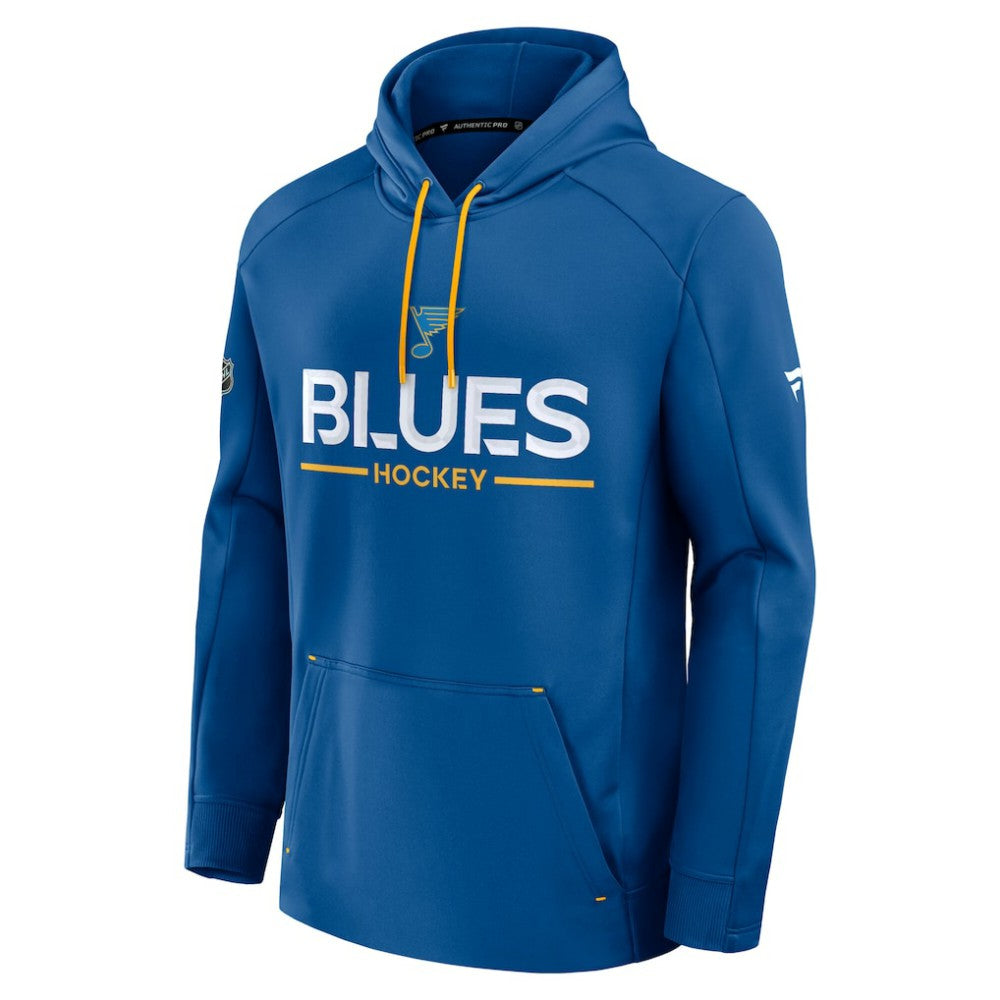 St. Louis Blues Fanatics Authentic Pro Rink Hoodie - Blue - NHL 202494020