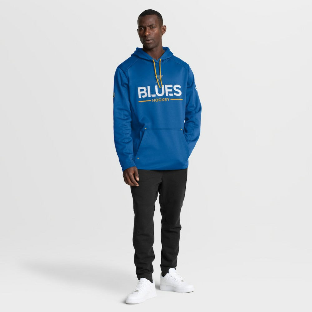 St. Louis Blues Fanatics Authentic Pro Rink Hoodie - Blue - NHL 202494020