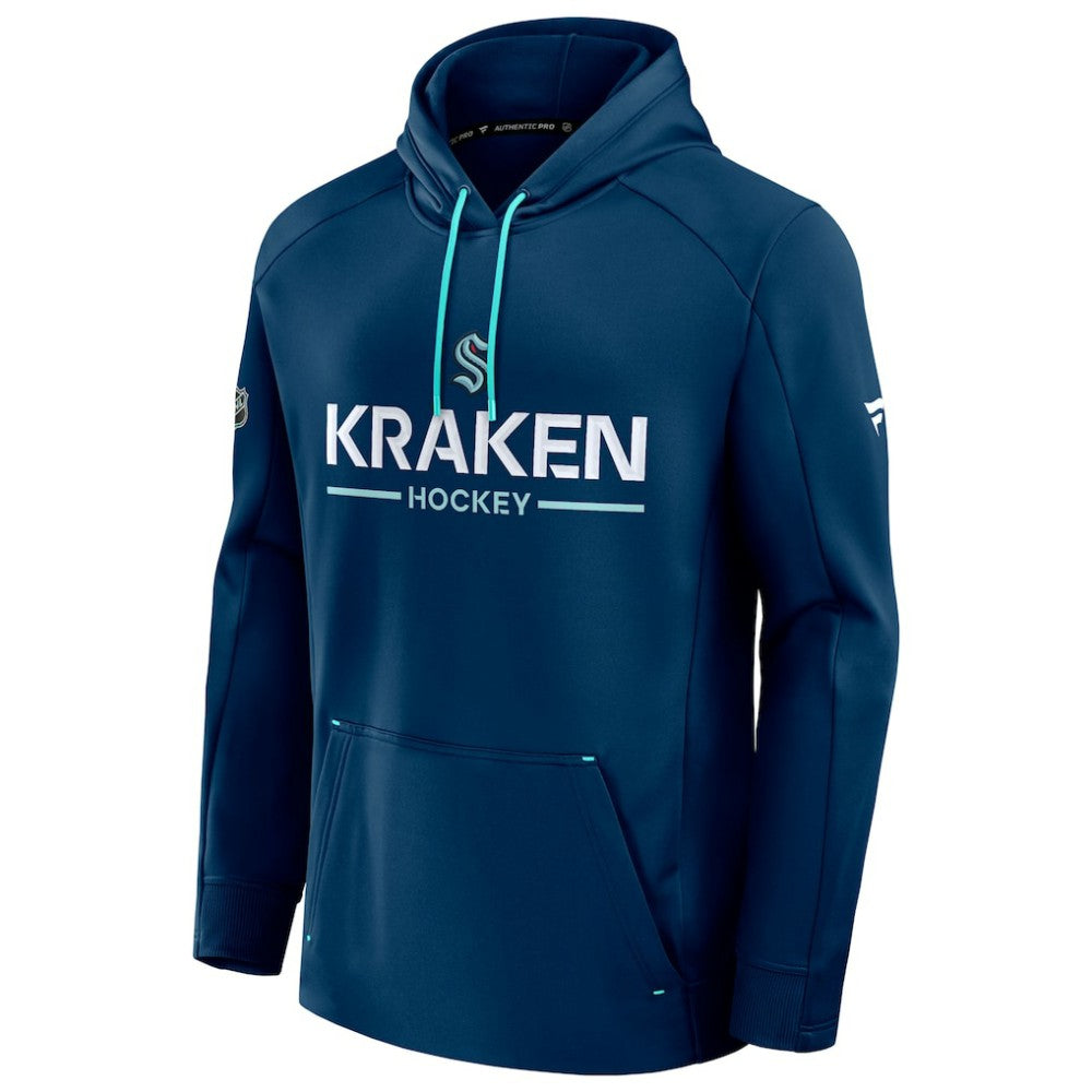 Seattle Kraken Fanatics Authentic Pro Rink Hoodie - Deep Sea Blue - NHL 202494029