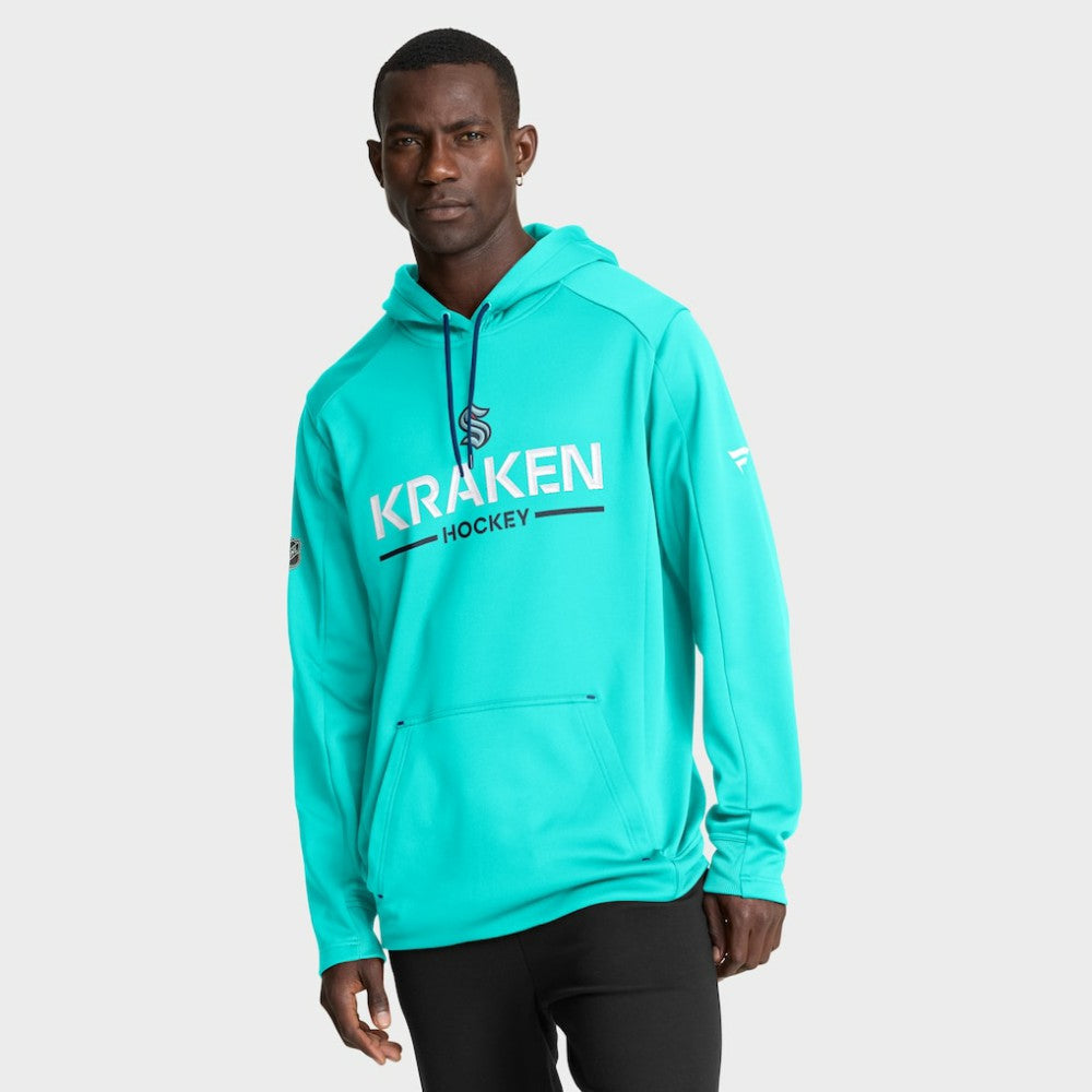 Seattle Kraken Fanatics Authentic Pro Rink Hoodie - Light Blue - NHL 202494030