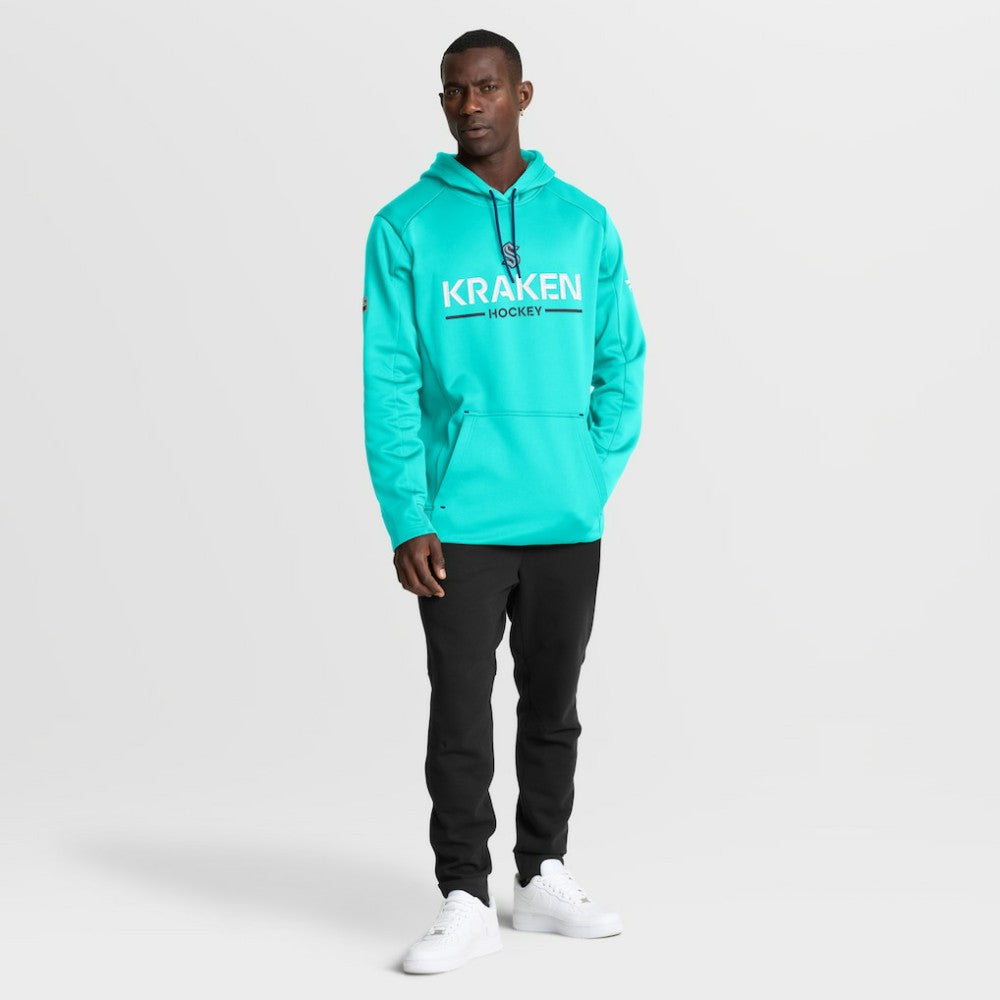 Seattle Kraken Fanatics Authentic Pro Rink Hoodie - Light Blue - NHL 202494030