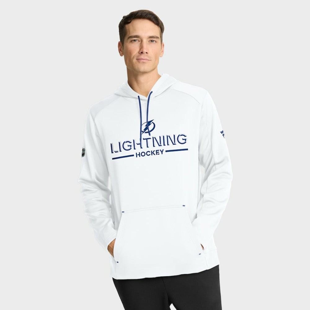 Tampa Bay Lightning Fanatics Authentic Pro Rink Hoodie - White - NHL 202494035