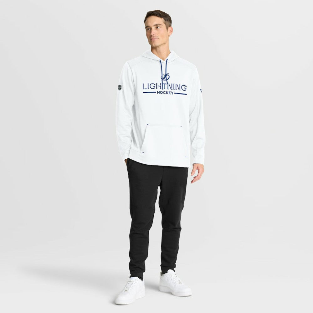 Tampa Bay Lightning Fanatics Authentic Pro Rink Hoodie - White - NHL 202494035