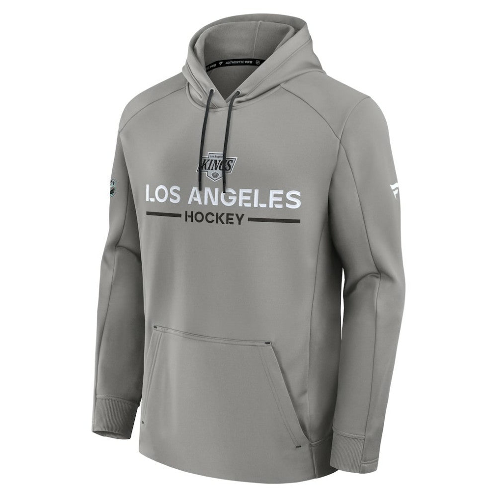Los Angeles Kings Fanatics Authentic Pro Rink Hoodie - Silver - NHL 202494038