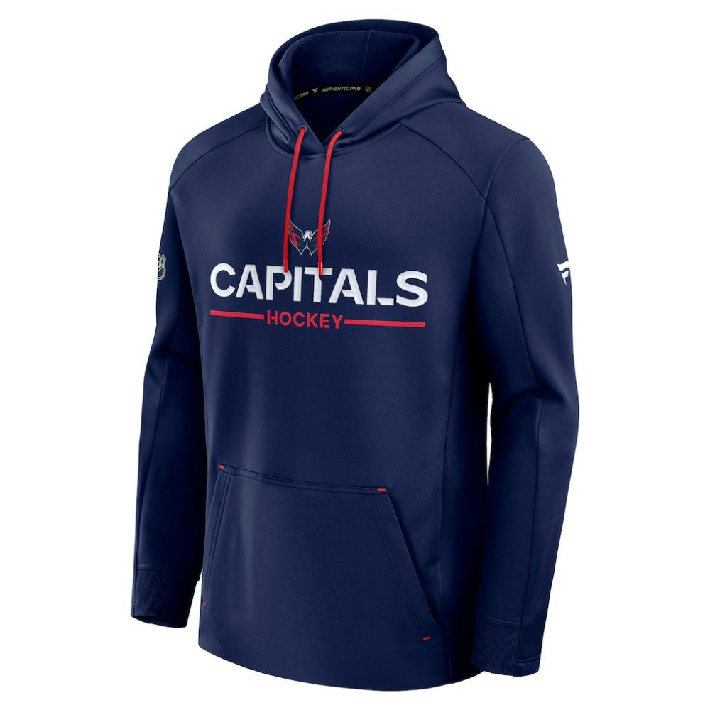Washington Capitals Fanatics Authentic Pro Rink Hoodie - Navy - NHL 202494040