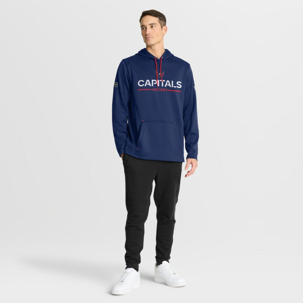 Washington Capitals Fanatics Authentic Pro Rink Hoodie - Navy - NHL 202494040