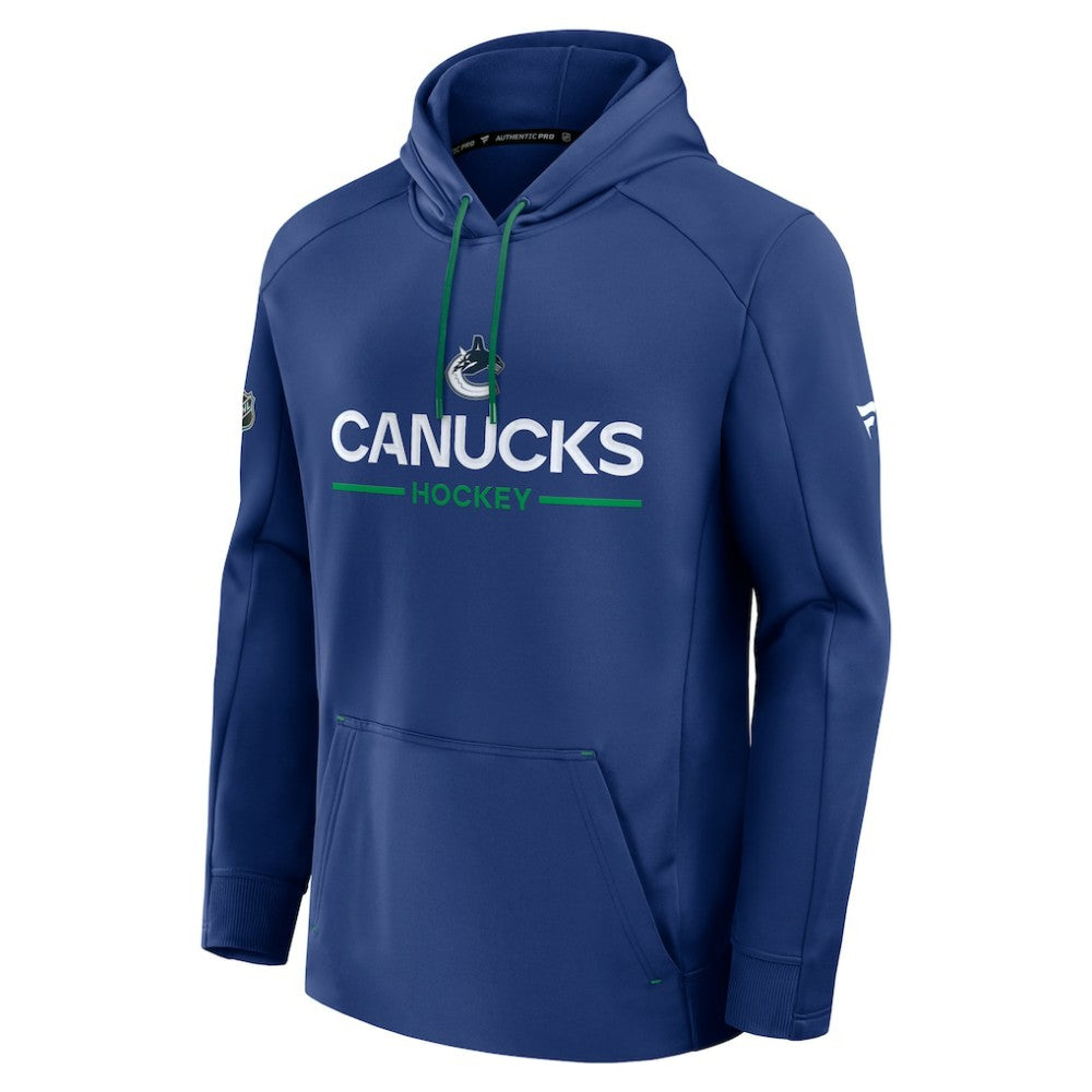 Vancouver Canucks Fanatics Authentic Pro Rink Hoodie - Blue - NHL 202494042