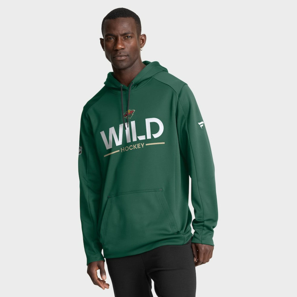Minnesota Wild Fanatics Authentic Pro Rink Hoodie - Green - NHL 202494047
