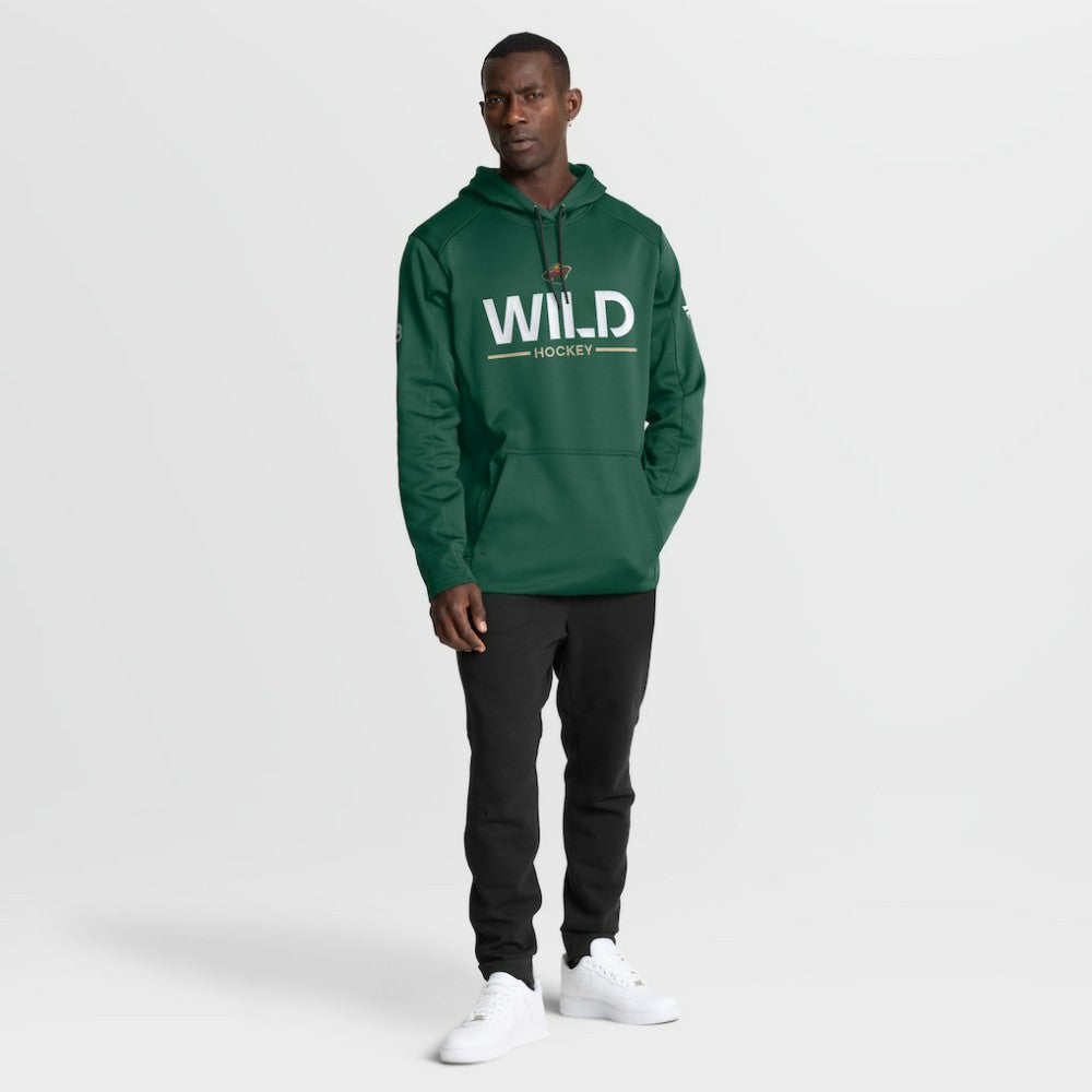 Minnesota Wild Fanatics Authentic Pro Rink Hoodie - Green - NHL 202494047