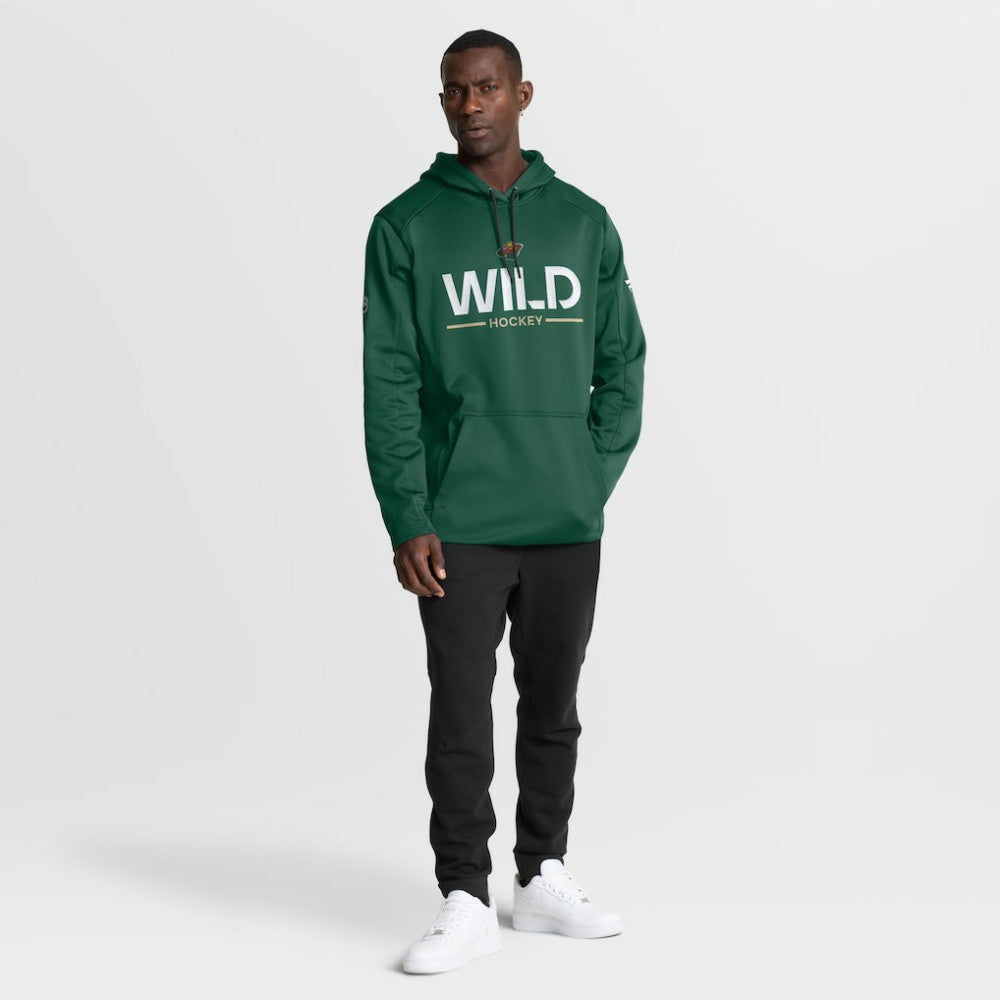 Minnesota Wild Fanatics Authentic Pro Rink Hoodie - Green - NHL 202494047