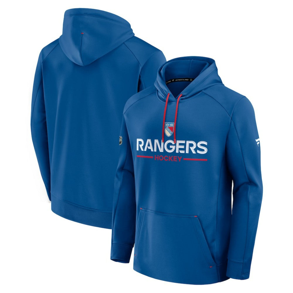 New York Rangers Fanatics Authentic Pro Rink Centennial Hoodie - Blue - NHL 202494048