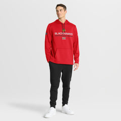 Chicago Blackhawks Fanatics Authentic Pro Centennial Rink Hoodie - Red - NHL 202494049