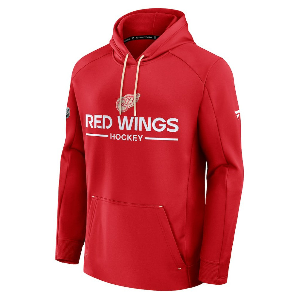 Detroit Red Wings Fanatics Authentic Pro Centennial Rink Hoodie - Red - NHL 202494050