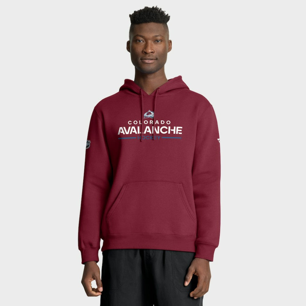 Colorado Avalanche Fanatics Authentic Pro Primary Hoodie - Burgundy - NHL 202494072