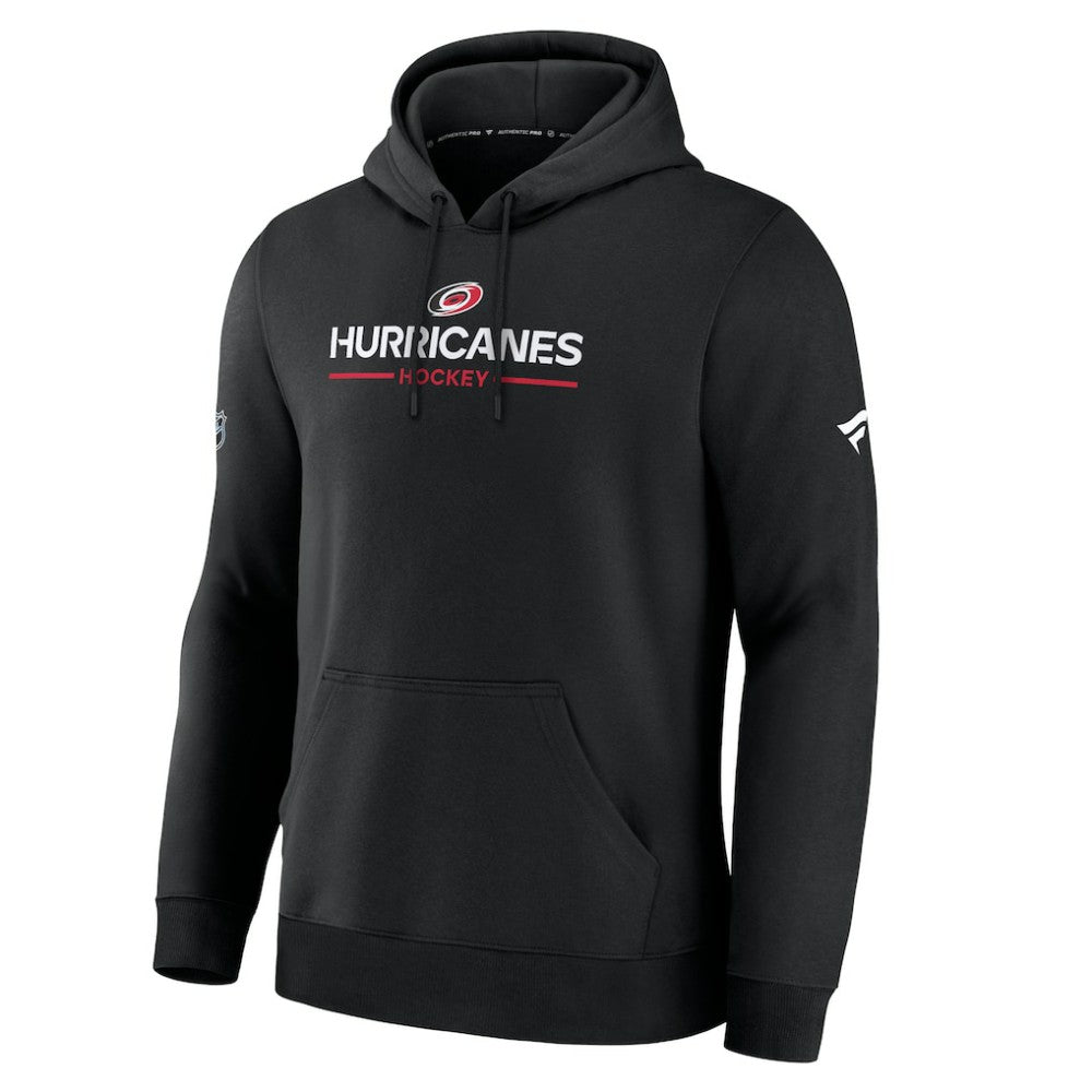 Carolina Hurricanes Fanatics Authentic Pro Primary Hoodie - Black - NHL 202494082
