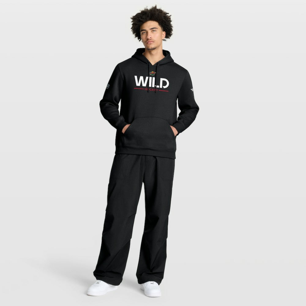 Minnesota Wild Fanatics Authentic Pro Primary Hoodie - Black - NHL 202494083