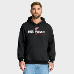 Detroit Red Wings Fanatics Authentic Pro Primary Hoodie - Black - NHL 202494085