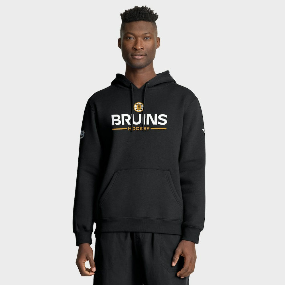 Boston Bruins Fanatics Authentic Pro Primary Hoodie - Black - NHL 202494101