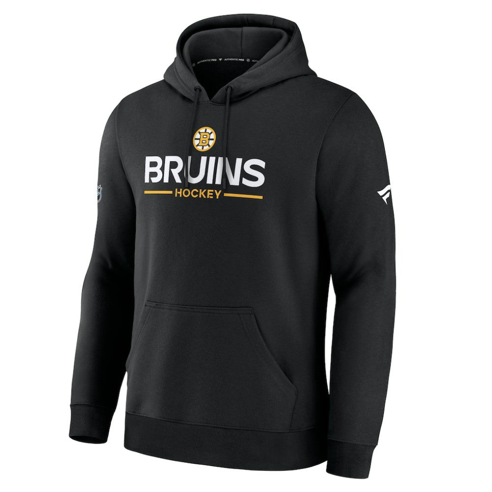 Boston Bruins Fanatics Authentic Pro Primary Hoodie - Black - NHL 202494101
