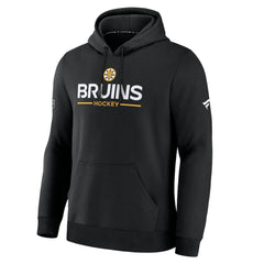 Boston Bruins Fanatics Authentic Pro Primary Hoodie - Black - NHL 202494101
