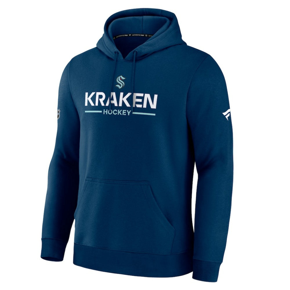 Seattle Kraken Fanatics Authentic Pro Primary Hoodie - Deep Sea Blue - NHL 202494143