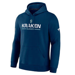 Seattle Kraken Fanatics Authentic Pro Primary Hoodie - Deep Sea Blue - NHL 202494143