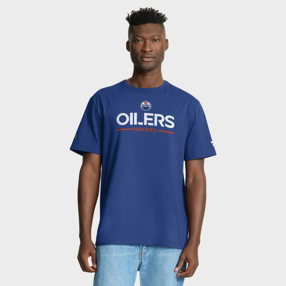Edmonton Oilers Fanatics Authentic Pro Primary T-Shirt - Royal - NHL 202494280