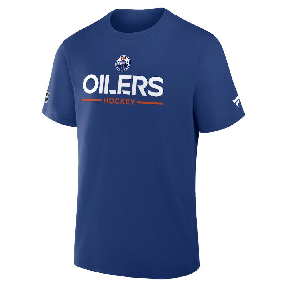 Edmonton Oilers Fanatics Authentic Pro Primary T-Shirt - Royal - NHL 202494280