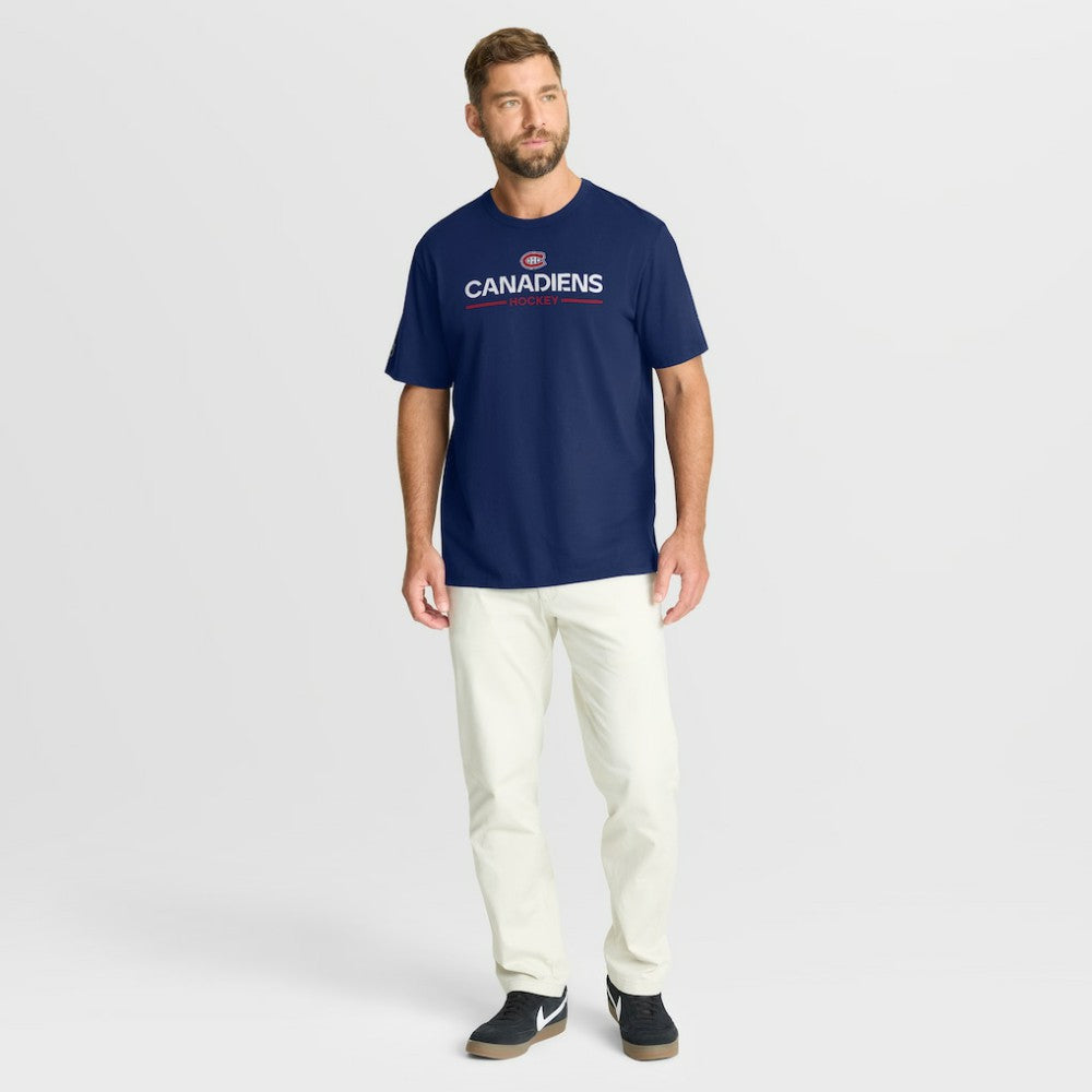 Montreal Canadiens Fanatics Authentic Pro Primary T-Shirt - Navy - NHL 202494282