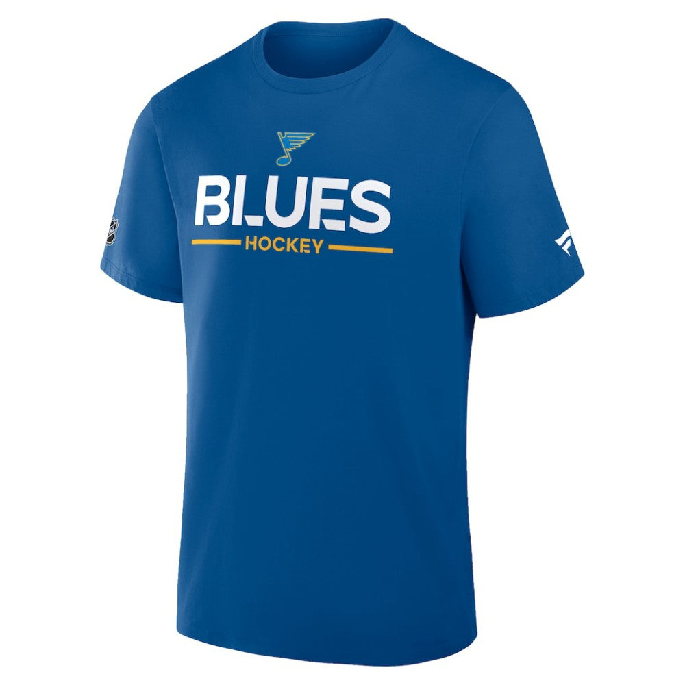St. Louis Blues Fanatics Authentic Pro Primary T-Shirt - Blue - NHL 202494284