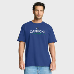 Vancouver Canucks Fanatics Authentic Pro Primary T-Shirt - Blue - NHL 202494305