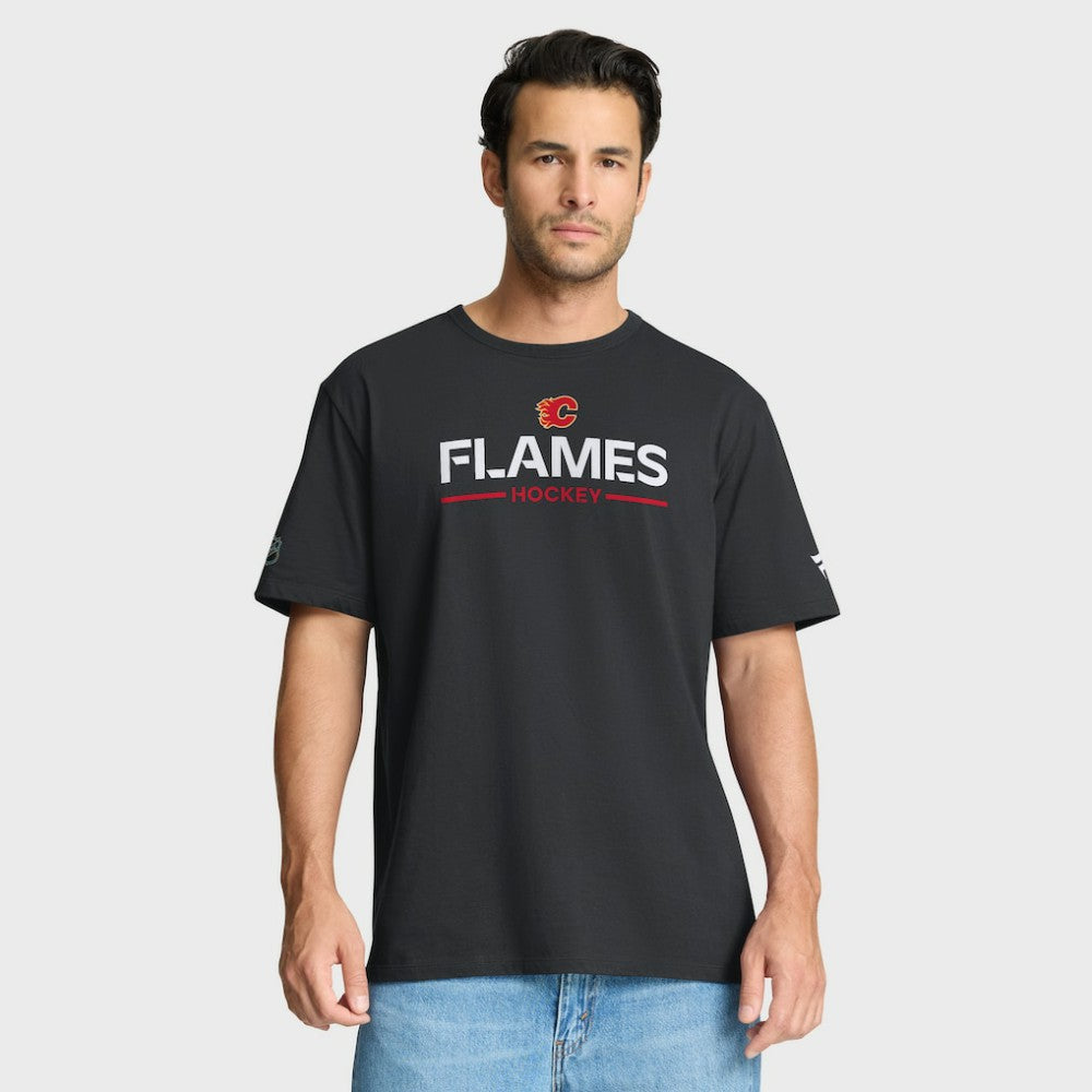 Calgary Flames Fanatics Authentic Pro Primary T-Shirt - Black - NHL 202494309