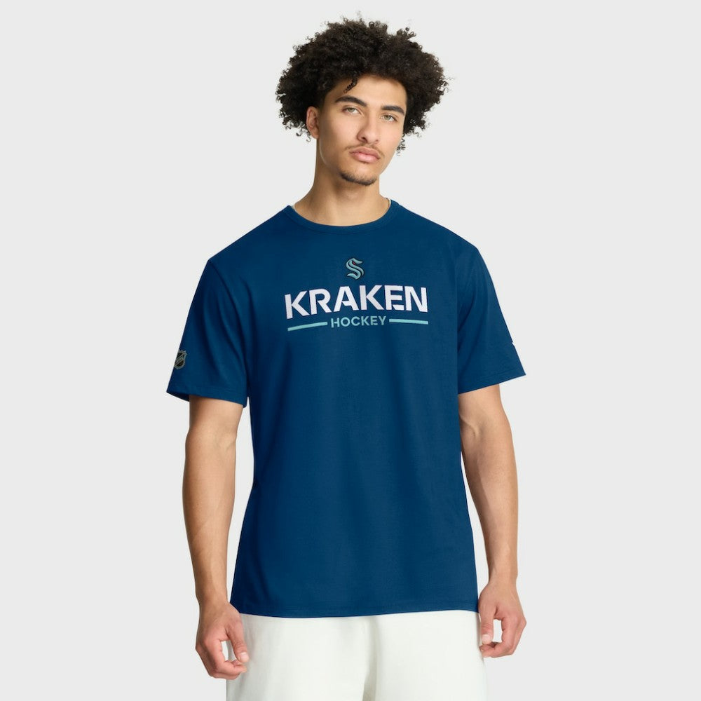 Seattle Kraken Fanatics Authentic Pro Primary T-Shirt - Deep Sea Blue - NHL 202494324