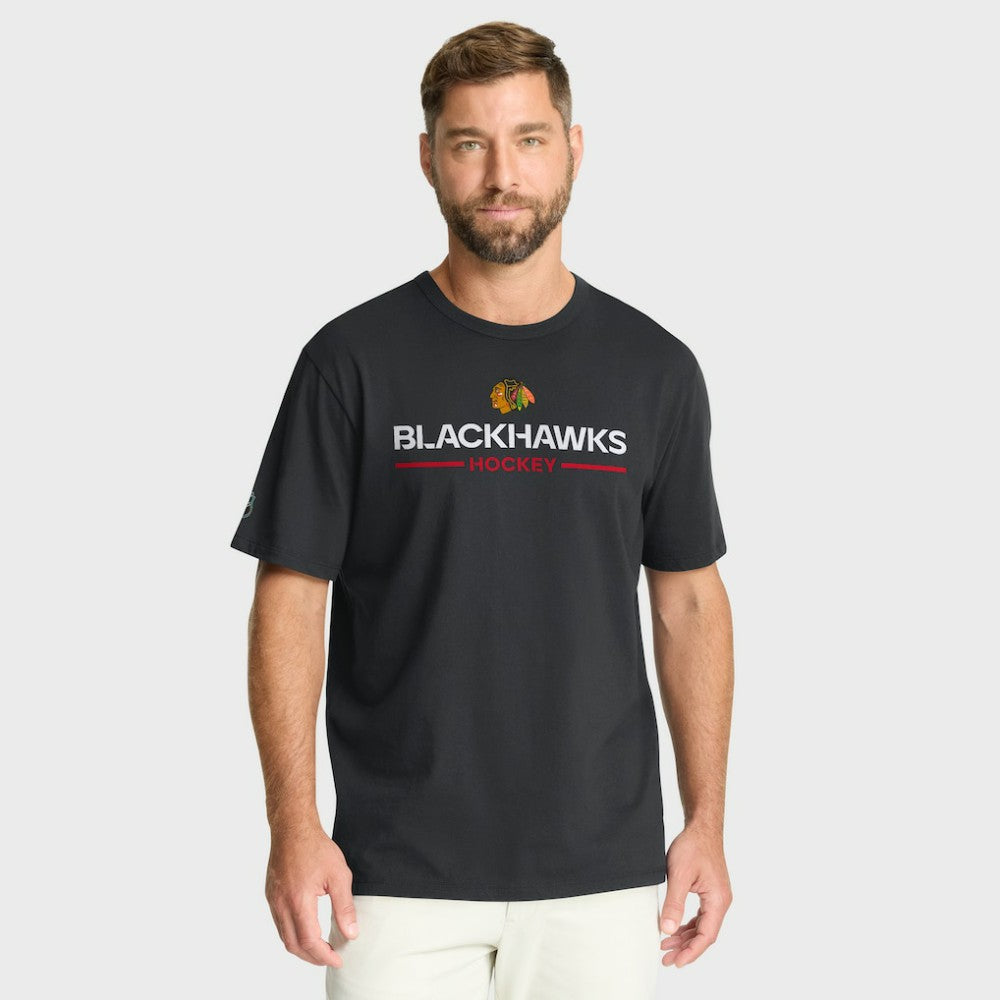 Chicago Blackhawks Fanatics Authentic Pro Primary T-Shirt - Black - NHL 202494339