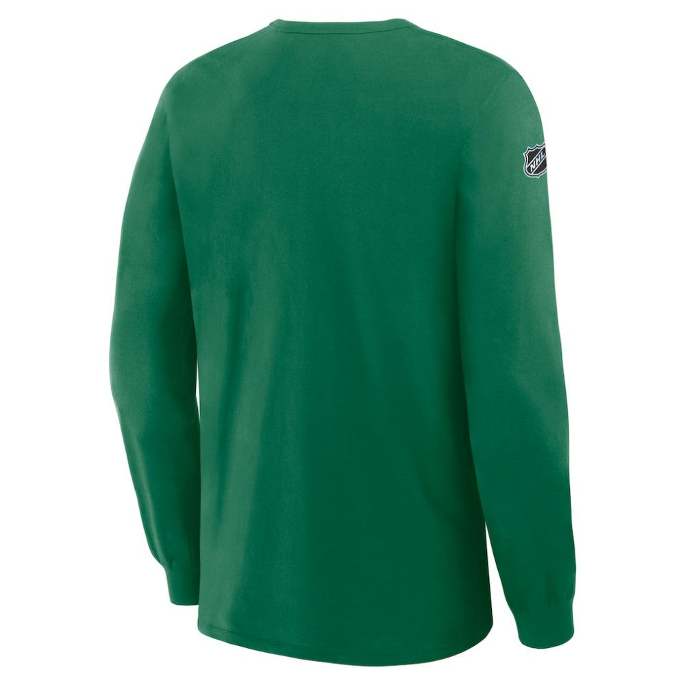Dallas Stars Fanatics Authentic Pro Property Of Practice Long Sleeve T-Shirt - Kelly Green - NHL 202494468