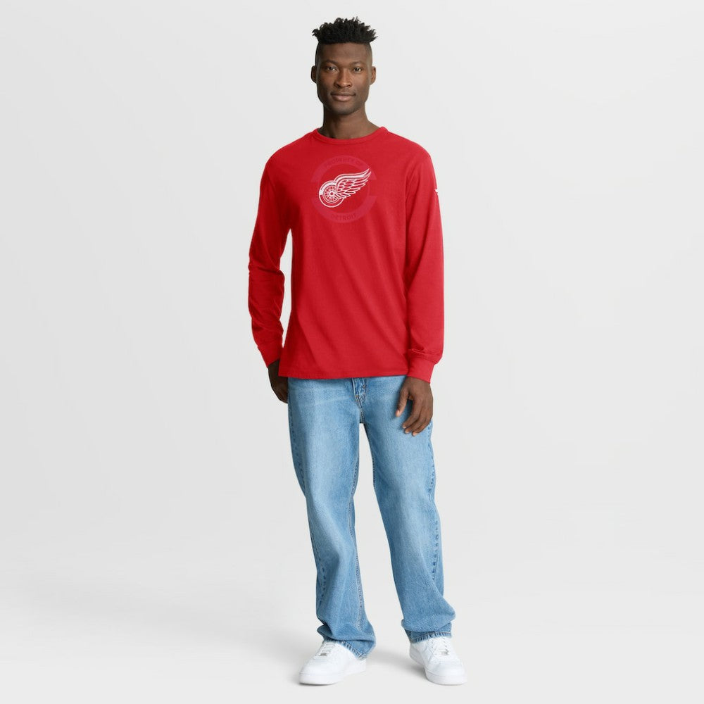 Detroit Red Wings Fanatics Authentic Pro Property Of Practice Long Sleeve T-Shirt - Red - NHL 202494470