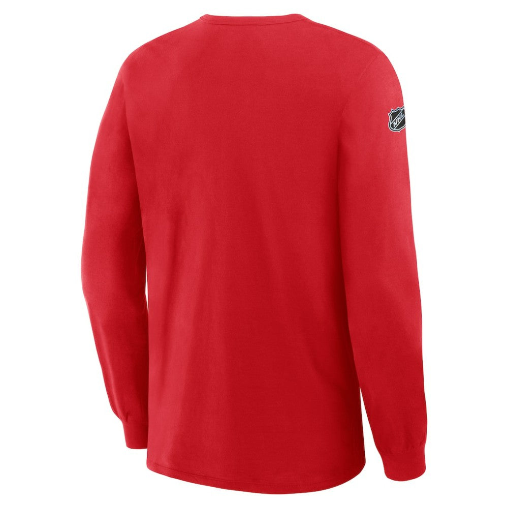 Florida Panthers Fanatics Authentic Pro Property Of Practice Long Sleeve T-Shirt - Red - NHL 202494476