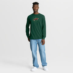 Minnesota Wild Fanatics Authentic Pro Property Of Practice Long Sleeve T-Shirt - Green - NHL 202494482