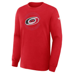 Carolina Hurricanes Fanatics Authentic Pro Property Of Practice Long Sleeve T-Shirt - Red - NHL 202494490