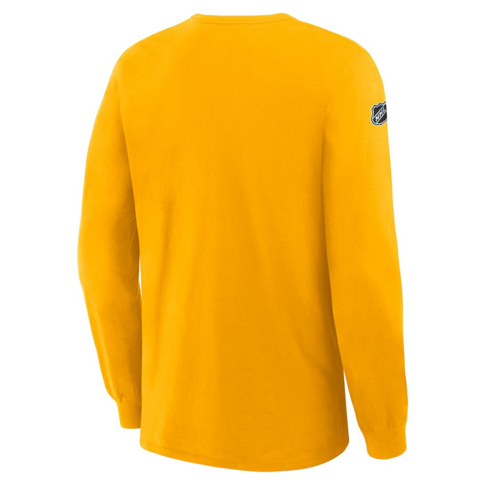 Buffalo Sabres Fanatics Authentic Pro Property Of Practice Long Sleeve T-Shirt - Gold - NHL 202494496