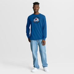 Colorado Avalanche Fanatics Authentic Pro Property Of Practice Long Sleeve T-Shirt - Blue - NHL 202494512