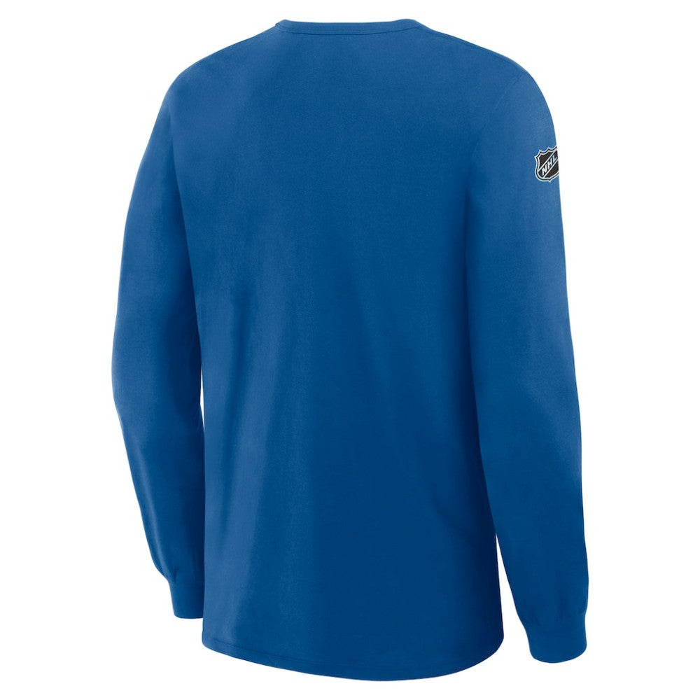 Colorado Avalanche Fanatics Authentic Pro Property Of Practice Long Sleeve T-Shirt - Blue - NHL 202494512